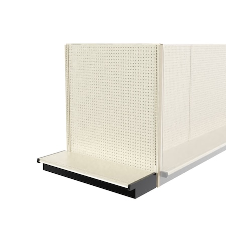 Lozier Shelving End Cap Display, Platinum 48W 54H 16D P456U-EC